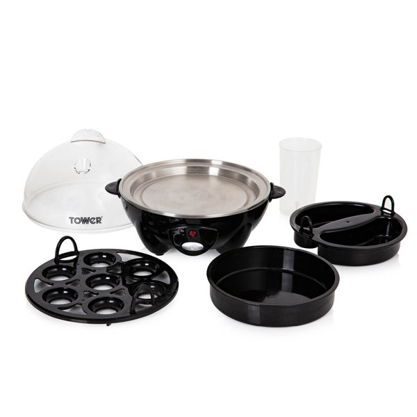 Tower T19023 MultiFunction Egg Cooker with Egg Poaching Tray